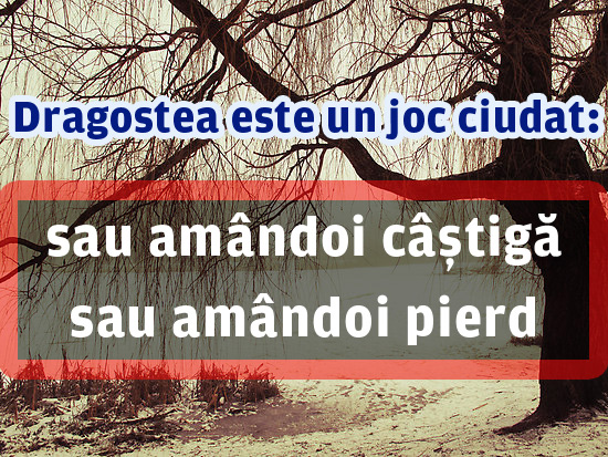 mesaje de dragoste joc ciudat