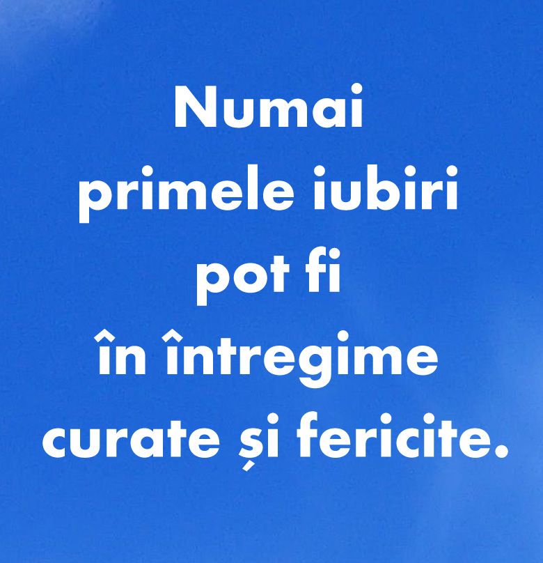 primele iubiri