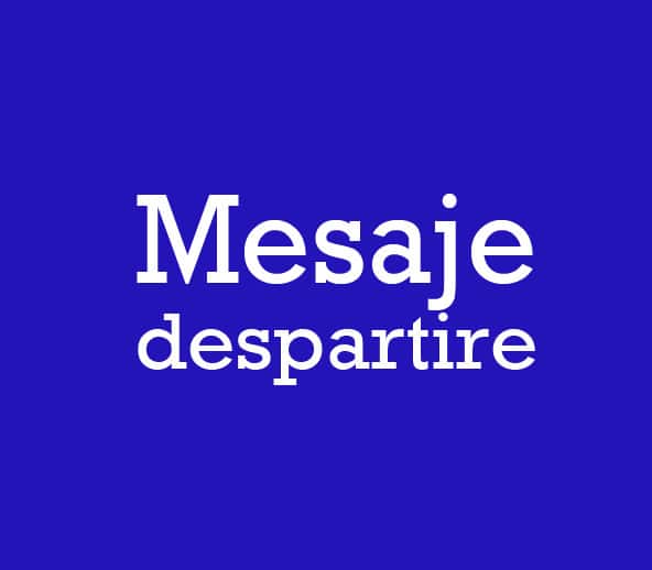 mesaje de despartire