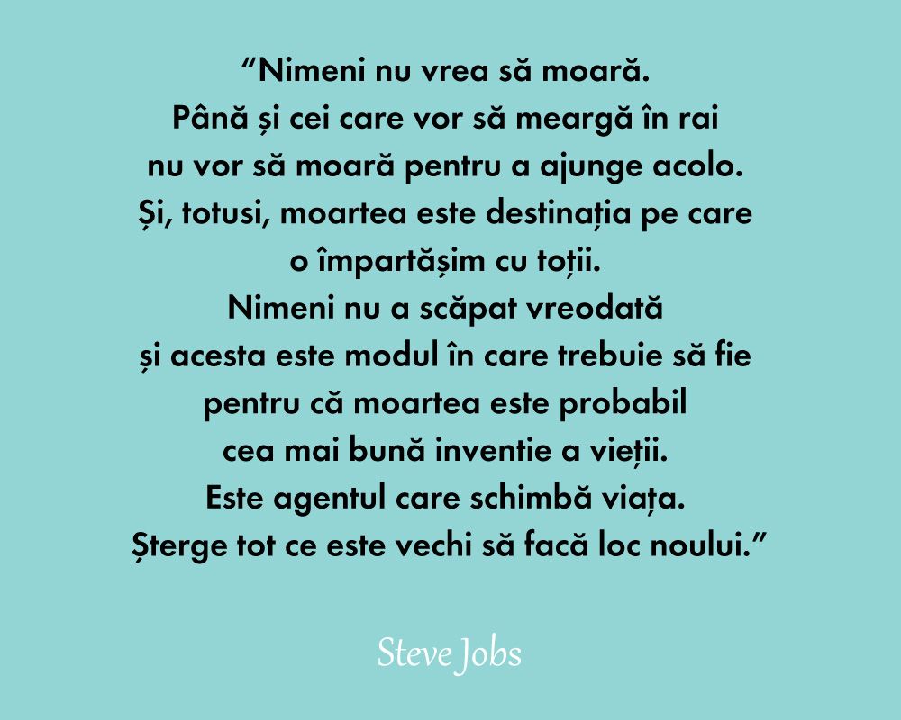 citate despre moarte Steve Jobs