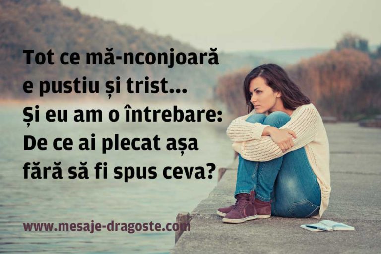 Inimami plange, sufletul imi e plin de durere, ochii imi