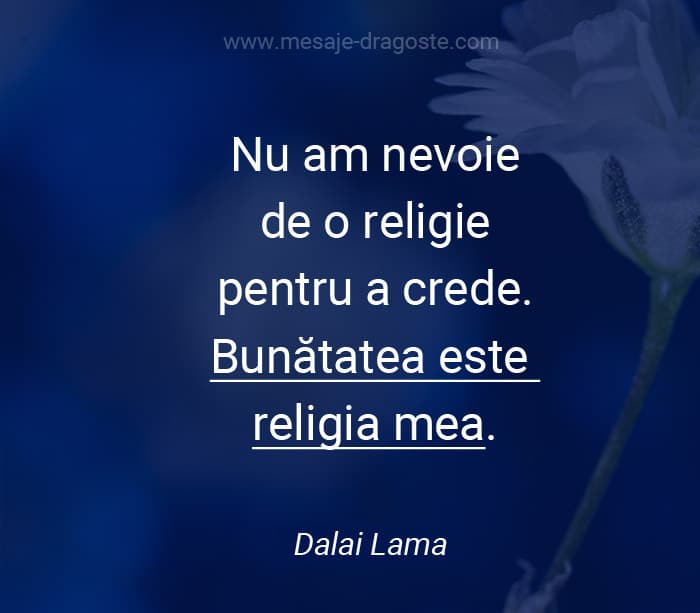 citate dalai lama despre bunatate