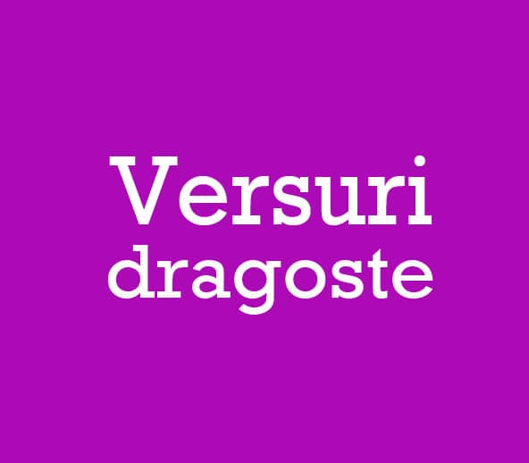 versuri de dragoste